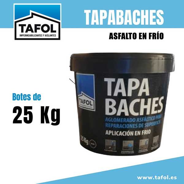 Asfalto en frio TAPABACHES de Tafol